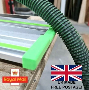 Festool Tracksaw Rail Hose Guide End Caps Protector PAIR Railsaw Makita NO CATCH - Picture 1 of 6