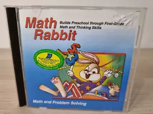 Math Rabbit PC Software Pre-School First Grade Math and Thnking Skills Fun - Picture 1 of 4
