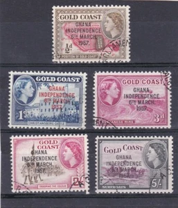 Gold Coast 1957 - gebraucht - SG 170 171 173 176 177 - als Scan - Bild 1 von 1