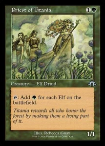 MTG PRIEST OF TITANIA 428 EXC - RETRO SACERDOTE DI TITANIA - MH3 X EN - MAGIC - Foto 1 di 1
