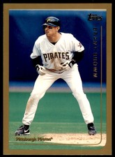1999 Topps Traded Rookies Brant Brown .  Pittsburgh Pirates #T81