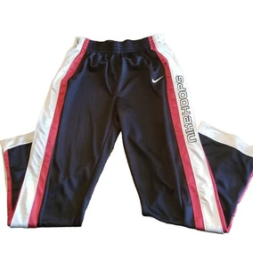 VINTAGE Nike Y2K  Button Snap Up Tear Away Jogger Pants Size XL 18-20 Basketball - Picture 1 of 8