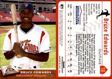 Bruce Edwards 2007 Grandstand Salem-Keizer Volcanoes #NNO Card *AutographDen*