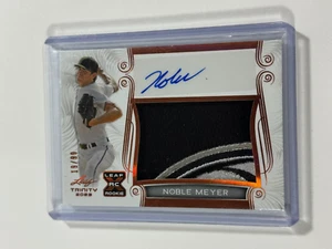 2023 Leaf Trinity Noble Meyer Jersey Patch /99 Auto Rookie MARLINS #PANM1 - Bild 1 von 2