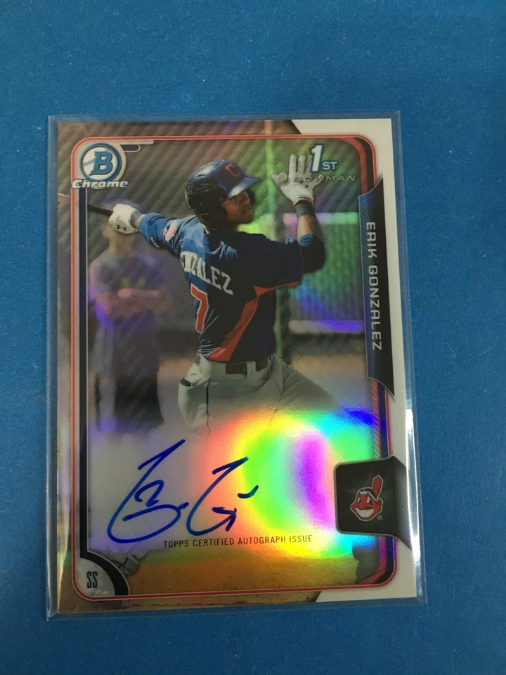 F145,587  2015 Bowman Chrome Prospect Auto/499 Refractors #BCAPEG Erik Gonzalez - Image 1 of 1