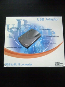 USB TO RJ11 Converter *BRAND NEW -RETAIL BOXED* - Picture 1 of 10