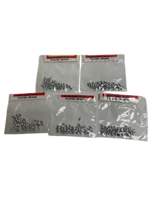 SILVER PLATED OVAL RICE BEADS 3MM x 6MM - 200 PIECES - Picture 1 of 3