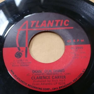 Doin' Our Thing/I Smell A Rat - Clarence Carter - 7" - Vinyl Record Atlantic 45 - Picture 1 of 4