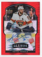 2020-21 Upper Deck Allure AUTO RED Keith Yandle Auto Florida Panthers #10