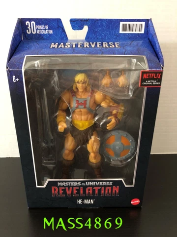 Mattel Masters of the Universe Masterverse Revelation He-Man Action Figure - NEW Cover