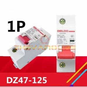 1PC New DELIXI high current circuit breaker air switch DZ47-125 1P 80A 100A 125A - Picture 1 of 5