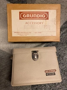 Vintage Grundig GDSM 202 Stereo Dynamic Microphone Case in Original Box - Picture 1 of 4