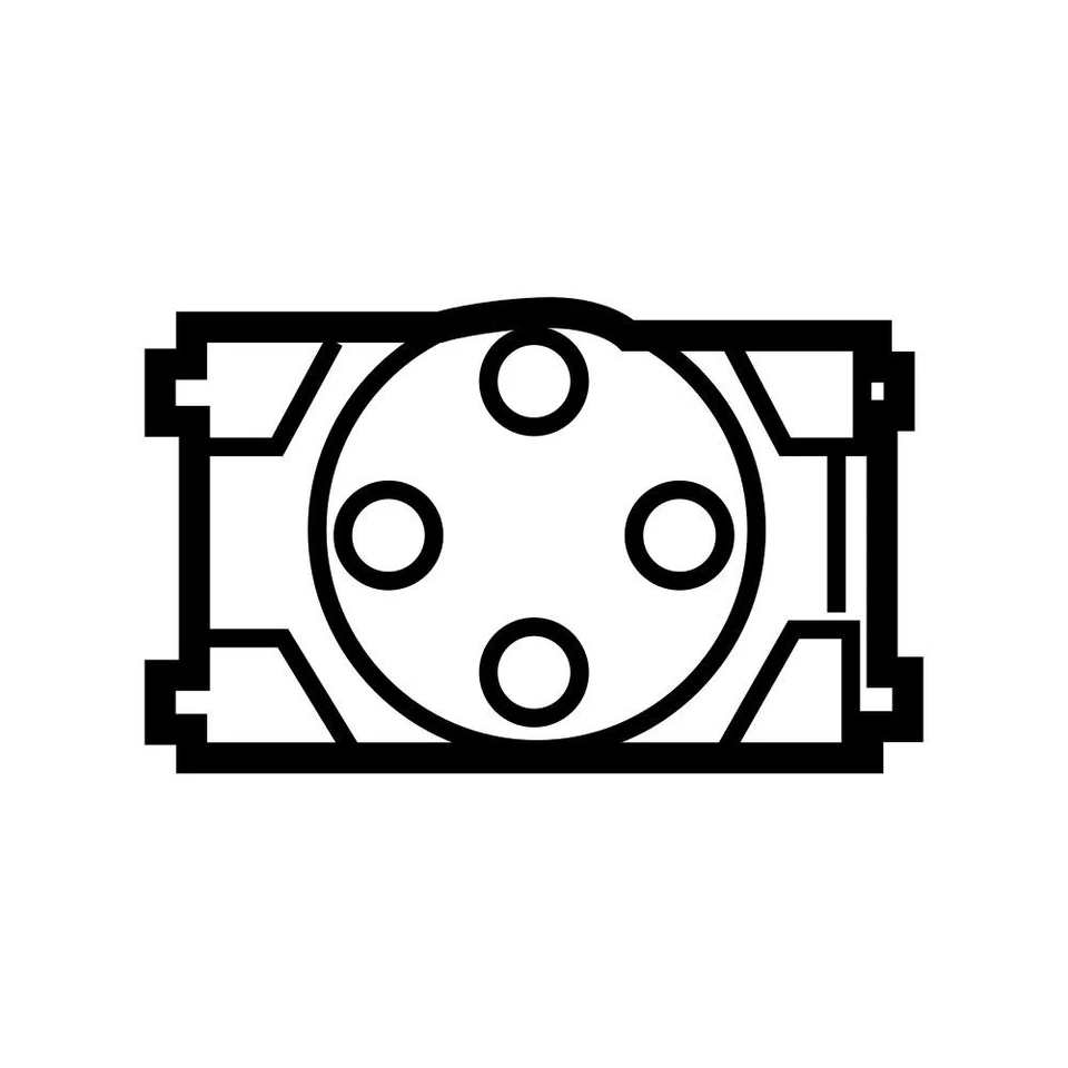 Genuine OEM Front Driver Left Seat Lumbar Switch For BMW 61319231269 - Image 1 of 1
