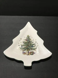 Nikko Christmastime Servizio di Piatti per Caramelle 11" - Forma Albero - Foto 1 di 10