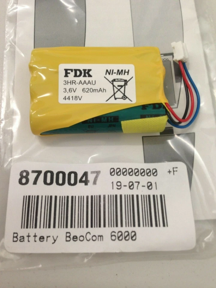 Bang & Olufsen Batteriepack Batterie Akku für BeoCom 6000 B&O BeoPlay  - Bild 1 von 1