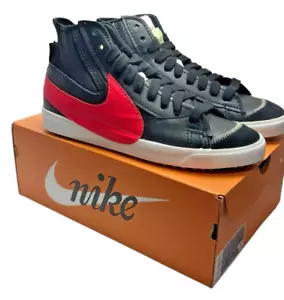 Nike Blazer Mid '77 Jumbo Negro Carmesí Rojo DD3111-001 Para hombres talla Nuevo en Caja Talla 11.5 - Imagen 1 de 8