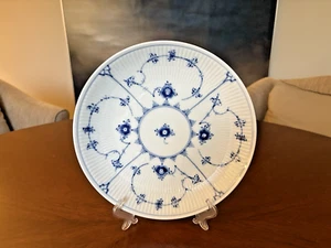 Royal Copenhagen Blue Fluted Plain 8" Cake Plate #11 -1st EUC - Picture 1 of 7