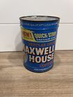 1950'S Maxwell House Regular Grind Coffee 1 Lb Tin Can By General Foods