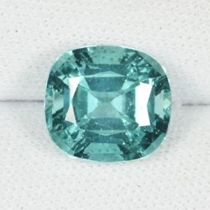 4,16 ct PRECIOSO MEJOR COJÍN APATITA NATURAL AZUL VERDE Ver Vdo AP10 WR - Imagen 1 de 2