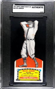 1951 Topps Walter Johnson Connie Mack's All Stars SGC A