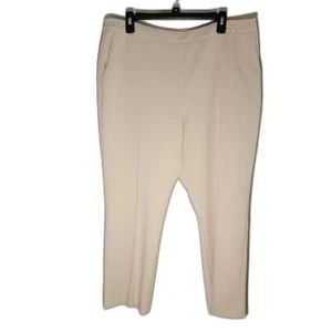 Alex Marie Women's Size 14 Off White Cream Dress Pants Slacks Cropped Trousers - Picture 1 of 12