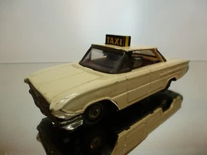 KOREA TIN TOY SEDAN TAXI - CREAM L19.0cm FRICTION VERY RARE - GOOD CONDITION - Imagen 1 de 8