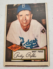 1952 Topps Andy Pafko # 1 (Low Grade ) Filler Brooklyn Dodgers