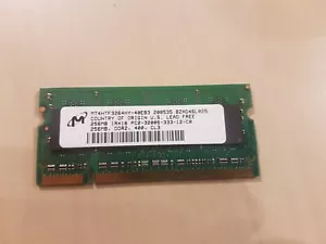 Micron MT4HTF3246HY-40EB3 256MB PC-3200 SODIMM Memory - Picture 1 of 1