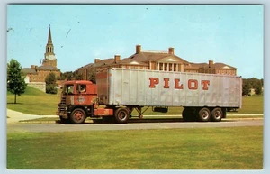 AK Werbung Pilot Spediteure Winston Salem NC Traktor Anhänger AE1 - Bild 1 von 2