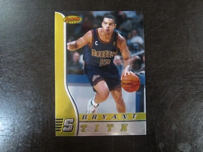 1996-97 Bowman's Best # 3 Bryant Stith Card (B46) Denver Nuggets - Image 1 of 2