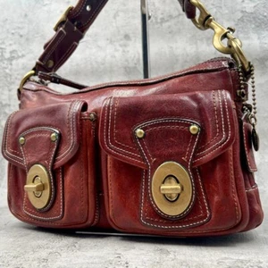 Bolso de Hombro COACH Legacy Mandy 65 Aniversario Cuero Marrón Whisky - Imagen 1 de 13