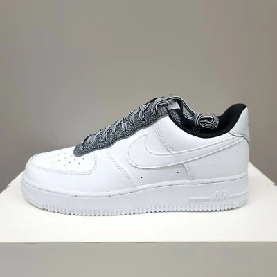  NIKE AIR FORCE 1 '07 LV8 4 "BIANCO-GRIGIO" (CK4363 100) SCARPE DA GINNASTICA VARIE MISURE - Immagine 1 di 4