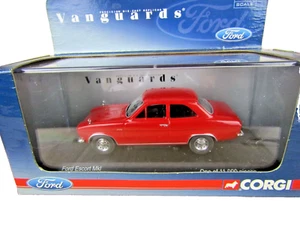 Modellino auto Vanguards scala 1/43 VA09500 - Ford Escort Mk1 - rosso drago - Foto 1 di 7