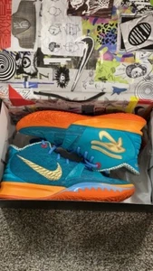 Größe 11 - Nike Kyrie 7 Concepts Horus Orange-Ice/Teal - Bild 1 von 5