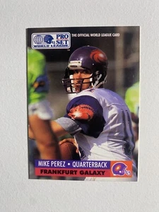 1991 PRO SET #10 MIKE PEREZ ROOKIE NM-MT NFL FOOTBALL CARD - Picture 1 of 2