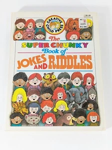 Kinder das super klobige Buch der Witze und Rätsel Kinder Aktivitätsbuch Vintage 1985 - Bild 1 von 8
