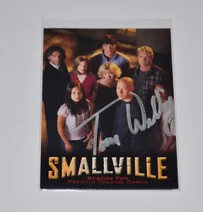 Tarjeta promocional de distribuidor SMALLVILLE TEMPORADA DOS FIRMADA POR TOM WELLING autógrafo - Imagen 1 de 1