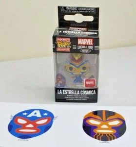 Funko Pop! Pegatinas exclusivas de Marvel Collector Corps La Estrella Cósmica + Lucha - Imagen 1 de 3