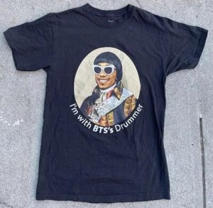Official Anderson Paak I’m With BTS’s Drummer Tee Shirt S Rap K Pop KPOP Hip Hop - Picture 1 of 4