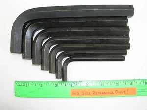 7-teiliges Jumbo Sechskantschlüssel-Set Unbrako USA Größen 5/16 bis 3/4 Inbus - Bild 1 von 4