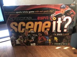 2005 Mattel Scene It Sports Edition Powered By ESPN Sports Trivia DVD Board Game - Picture 1 of 9