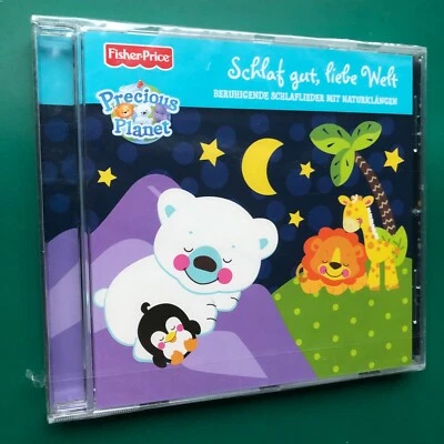 SCHLAF GUT, LIEBE WELT Children's Lullabies Rhymes CD Fisher-Price German SEALED - Image 1 of 4