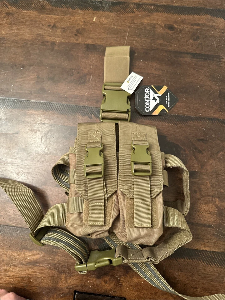 Condor MA65 Nylon Drop Down Leg Rifle Magazine Pouch MOLLE Panel Holster - Image 1 of 2