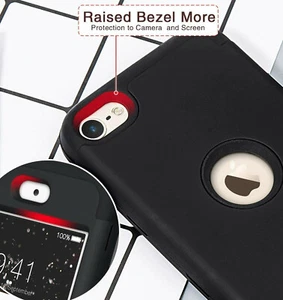 For iPod Touch 5th 6th & 7th Gen - Hybrid Hard Shockproof Armor Case Cover Skin - Picture 1 of 57