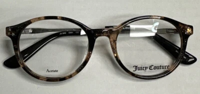 Juicy Couture JU-942 DXH Eyeglasses Youth Kids Havana Glitter Full Rim 44-16-125 - Image 1 of 4