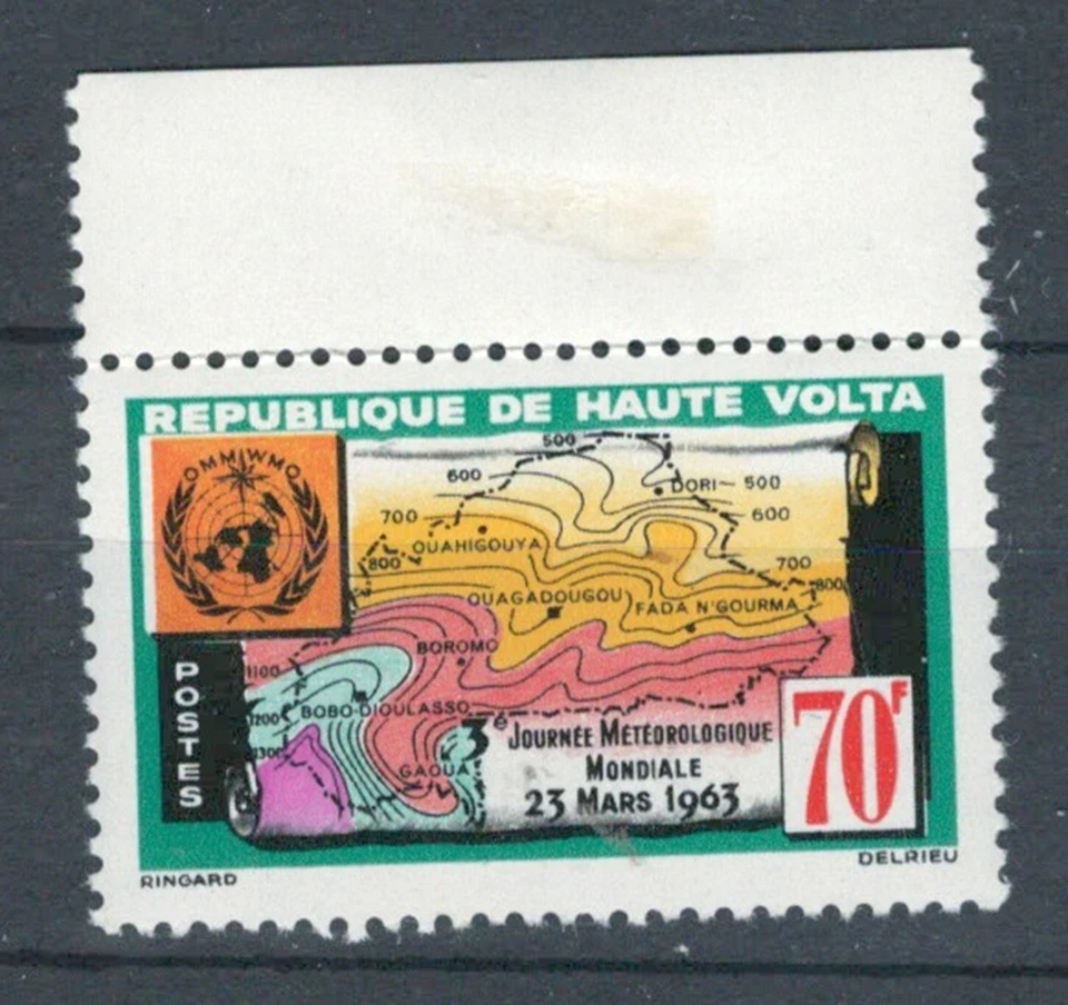 UPPER VOLTA AFRICA FRENCH COLONIES METEOROLOGIC DAY  MNH SET  LOT(VOLTA 949) - Image 1 of 1