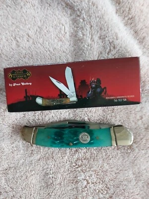 Steel Warrior Chocktaw Green Bone Pocketknife - Image 1 of 3
