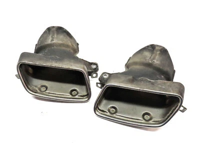 Mercedes Benz E350 2012 (W212) juego de puntas de escape trasero izquierdo y derecho (cromo) Foto 1 de 4