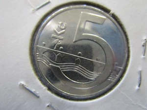 Czech Republic, 5 Korun, 1994, Nickel plated steel B/UNC - Picture 1 of 7