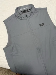 Giacca gilet Travis Mathew Wanderlust grigio scuro uomo taglia large full zip golf - Foto 1 di 7